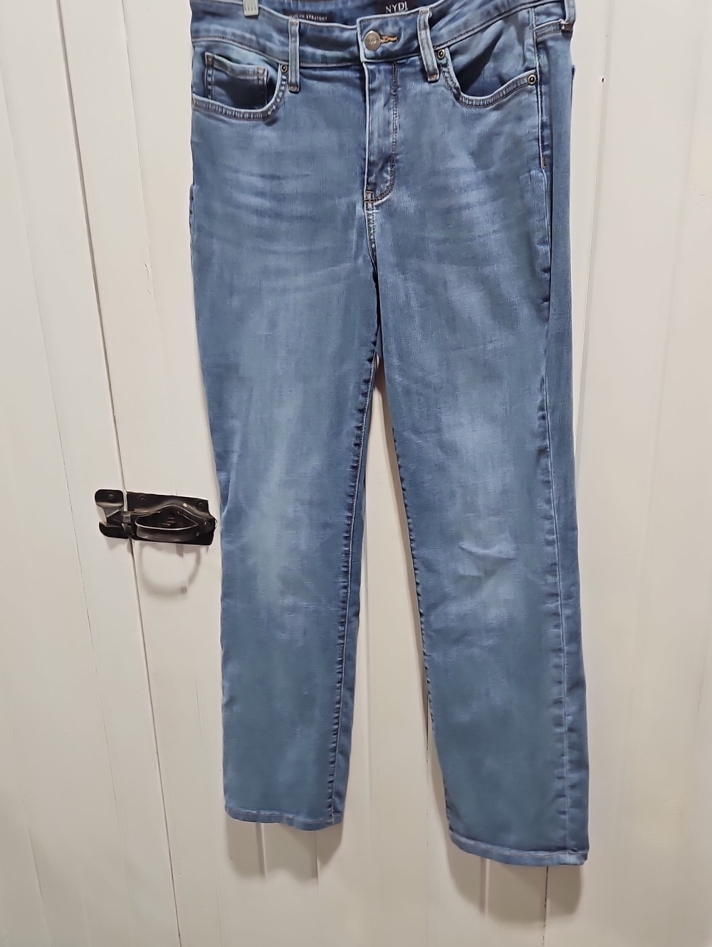 NYDJ Light Blue Straight-Leg Ladys  Jeans